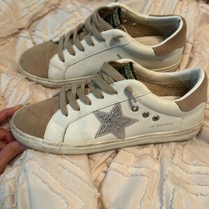 Vintage Havana glitter star shoes
